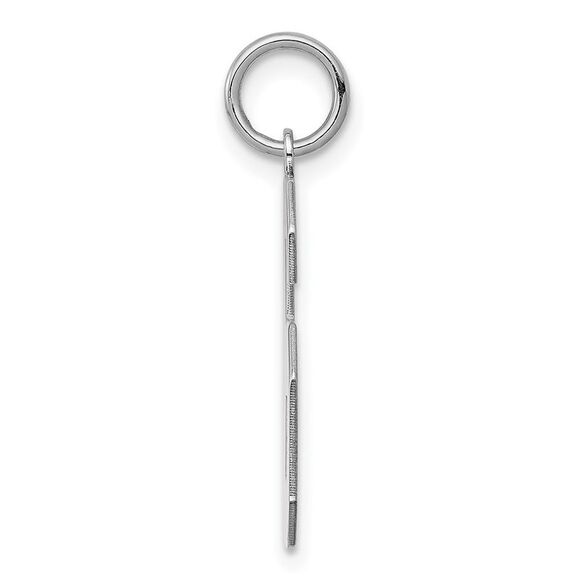 Sterling Silver, Athletic Collection, Large Polished Number 6 Pendant - Picture 2 of 5